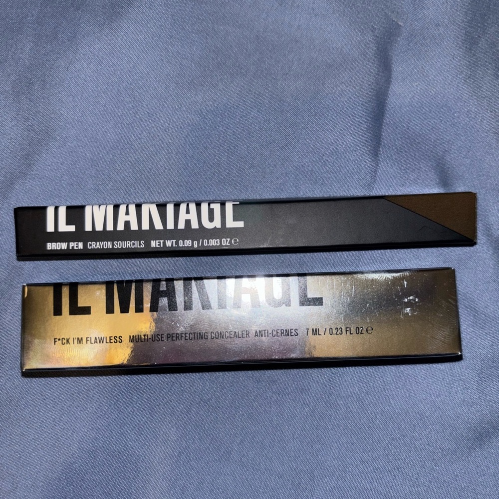 IL MAKIAGE Brow Pen and Concealer Duo in Black and Silver
